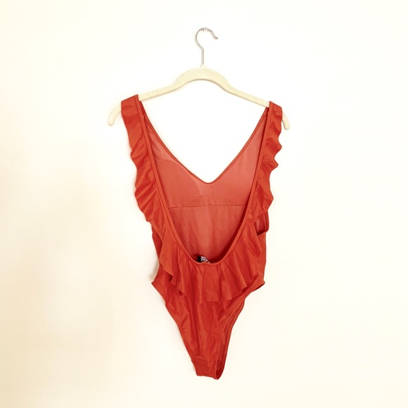 aerie Other - NWT Aerie Swim Ruffle Back One Piece